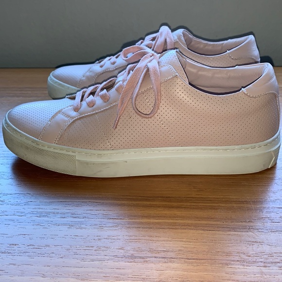 GREATS Royale pink leather low tops sneaker - Picture 3 of 7